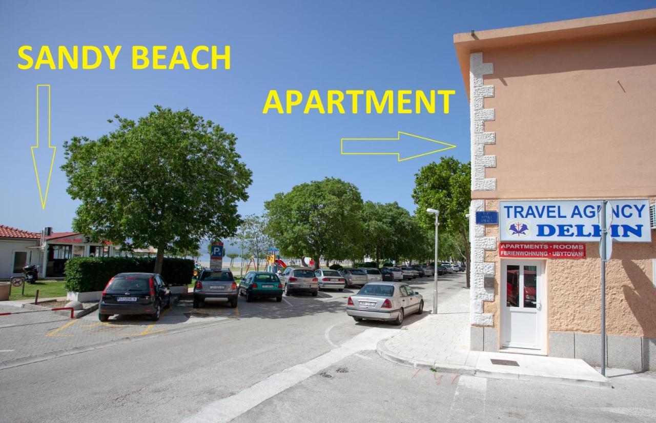Ap Punta Next To Sandy Beach, Apartment With Garden オミシュ エクステリア 写真